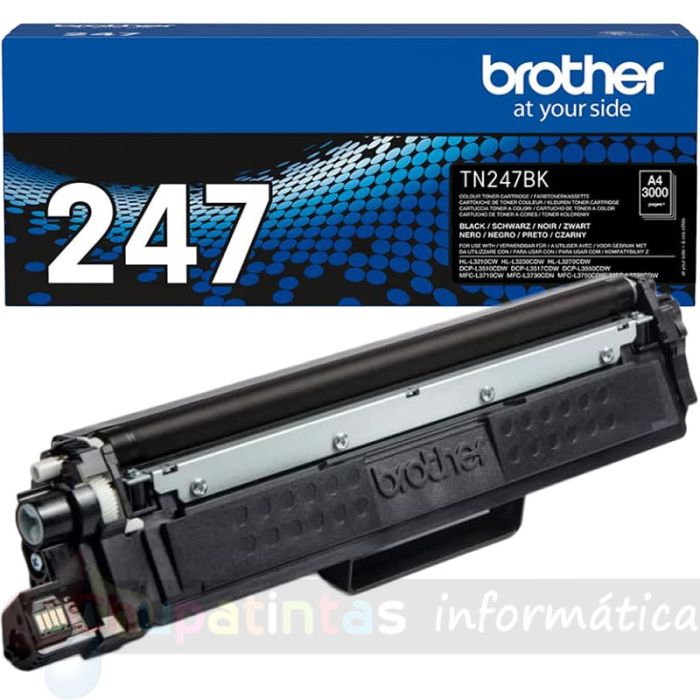 Brother TN247 Negro Cartucho de Tóner Original - TN247BK