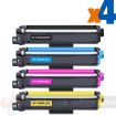 Brother TN248XL Pack de 4 Cartuchos de Toner Genericos