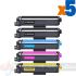 Brother TN248 Pack de 5 Cartuchos de Tóner Genéricos