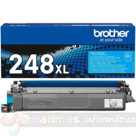 Brother TN248XL Cian Cartucho de Tóner Original - TN248XLC