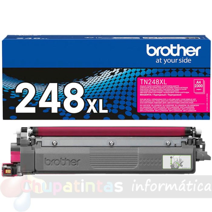Brother TN248XL Magenta Cartucho de Tóner Original - TN248XLM