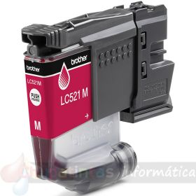 Brother LC521M Magenta Cartucho de Tinta Original - LC521M-3
