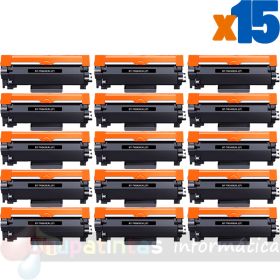 Brother TN2420/TN2410 XL Negro Pack de 15 Cartuchos de Tóner Genéricos