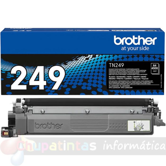 Brother TN249 Negro Cartucho de Tóner Original - TN249BK