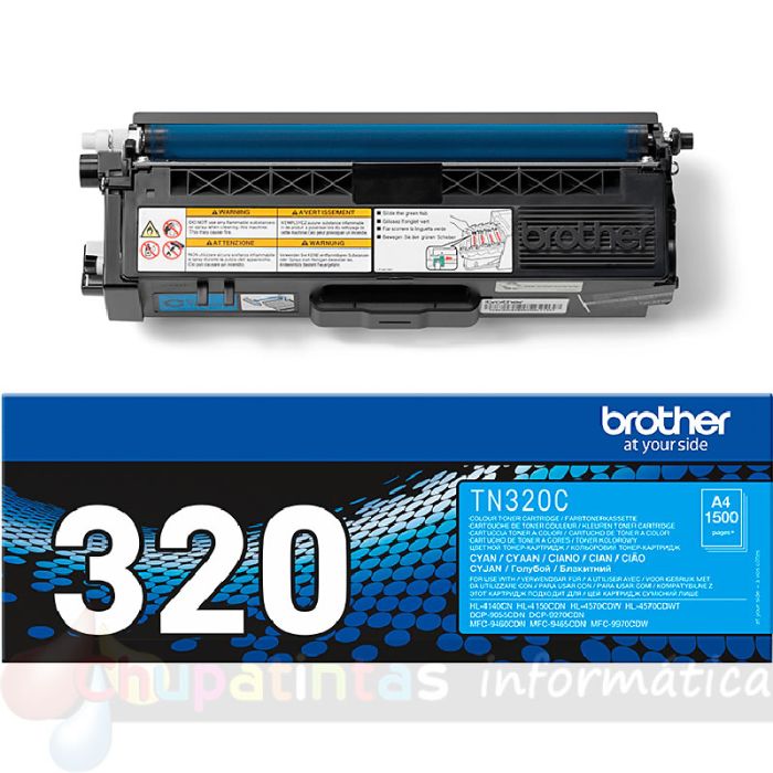 Brother TN320 Cian Cartucho de Tóner Original - TN320C