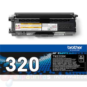 Brother TN320 Negro Cartucho de Tóner Original - TN320BK