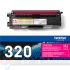 Brother TN320 Magenta Cartucho de Tóner Original - TN320M