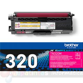 Brother TN320 Magenta Cartucho de Tóner Original - TN320M