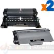 Brother TN3330/TN3380 Cartucho de Toner + DR3300 Tambor de Imagen Pack de 2 Cartuchos Genericos
