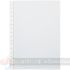 Pardo Pack de 100 Fundas Multitaladro A4 Transparentes 60 Micras - Acabado Piel de Naranja - Refuerzo en Blanco-2