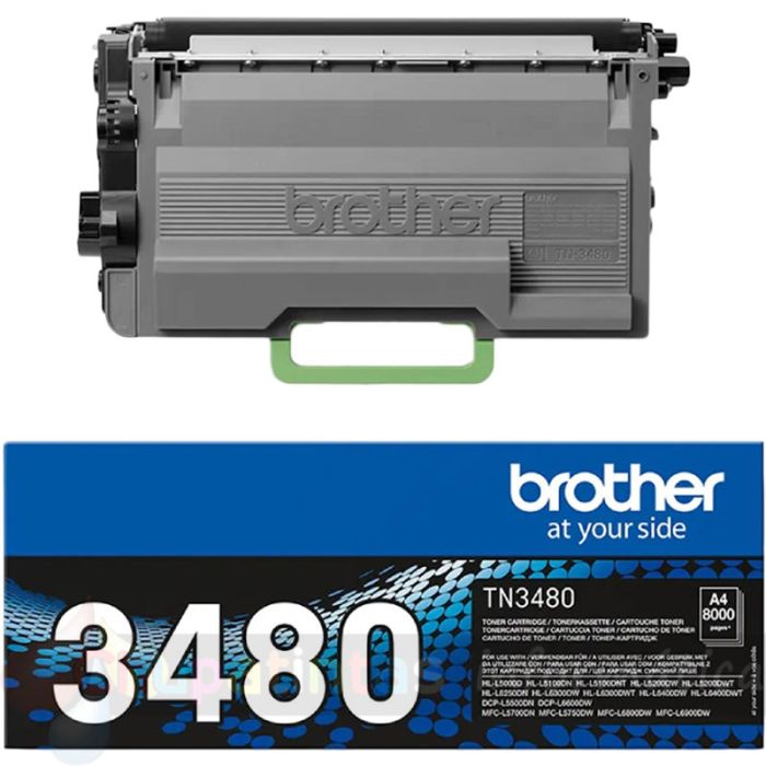 Brother TN3480 Negro Cartucho de Tóner Original-1
