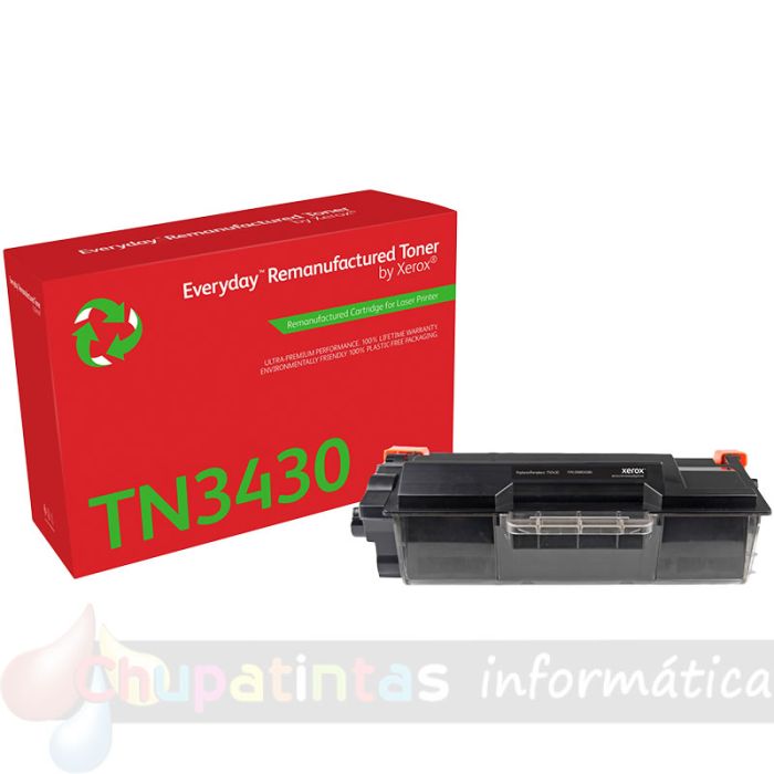 Xerox Everyday Brother TN3430 Negro Tóner Remanufacturado - 006R04586