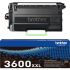 Brother TN3600XXL Negro Cartucho de Tóner Original - TN3600XXL