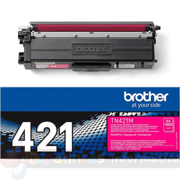 Brother TN421 Magenta Cartucho de Tóner Original - TN421M