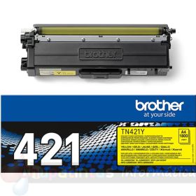 Brother TN421 Amarillo Cartucho de Tóner Original - TN421Y