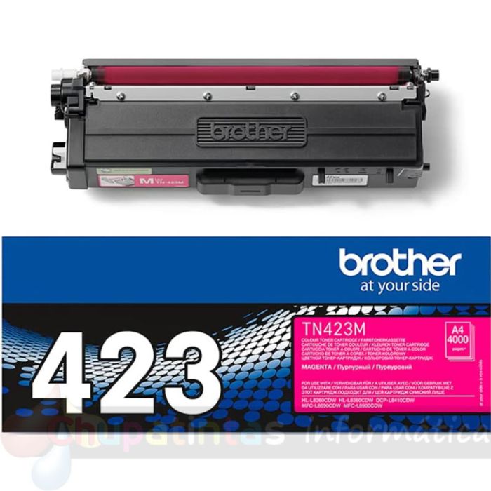 Brother TN423 Magenta Cartucho de Tóner Original - TN423M