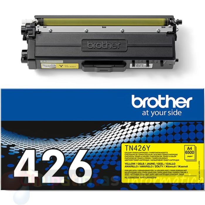 Brother TN426 Amarillo Cartucho de Tóner Original - TN426Y