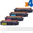 Brother TN821XXL Pack de 4 Cartuchos de Tóner Genéricos