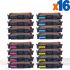 Brother TN821XXL Pack de 16 Cartuchos de Tóner Genéricos