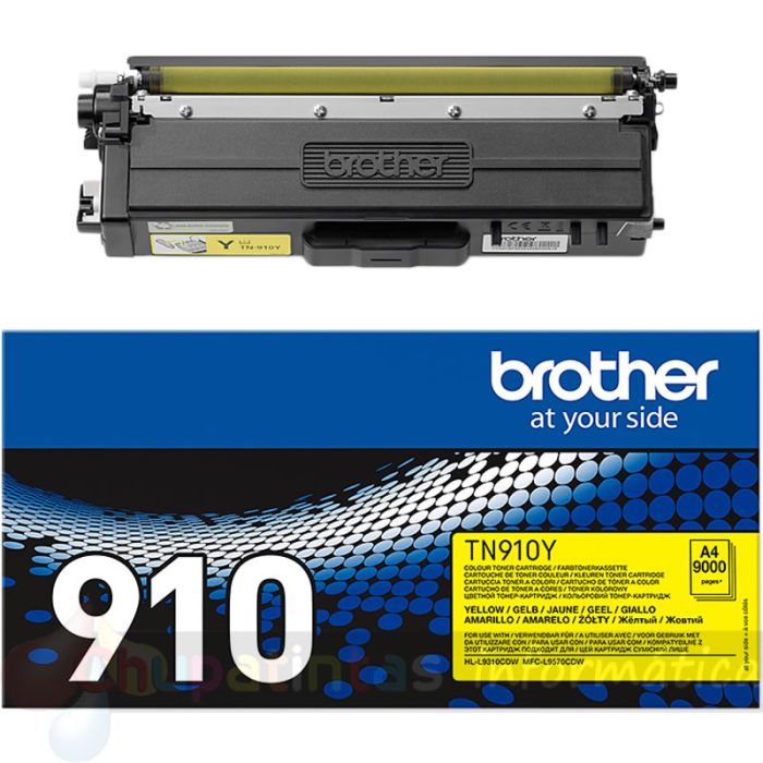 Brother TN910 Amarillo Cartucho de Tóner Original - TN910Y