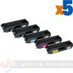 Brother TN910 Pack de 5 Cartuchos de Toner Genericos