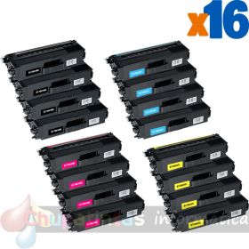 Brother TN910 Pack de 16 Cartuchos de Tóner Genéricos