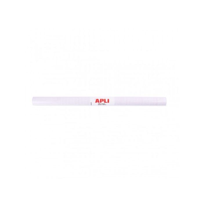 Apli Rollo de Polipropileno Transparente 1.5x0.33m - Adhesivo Reposicionable - Sistema Easy Peel - Cuadricula de Precision - Alta Resistencia a Arañazos y Roturas - No Amarillea