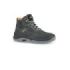 Upower Real L Calzado de Seguridad Altos - Talla 37 - Empeine en Gamuza Transpirable, Puntal en Acero, Antiperforacion, Antideslizante, Proteccion S1P FO SR - Color Gris