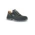 Upower Rotational L Calzado de Seguridad Bajos - Talla 46 - Empeine Gamuza Perforado, Puntal y Lamina de Acero, Suela Antideslizante PU/PU, Proteccion S1P FO SR - Color Gris Oscuro