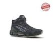 Upower Lift Carpet S ESD Calzado de Seguridad Altos - Talla 43 - Cuero Nubuck, Puntera de Aluminio, Hidrofugos, Antiarrugas, Antideslizantes, Proteccion S3S CI FO SR - Color Gris Oscuro