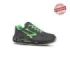 Upower Yoda Carpet S ESD Calzado de Seguridad Bajos - Talla 40 - Cuero Nubuck, Puntera de Aluminio, Hidrofugos, Antiarrugas, Antideslizantes, Proteccion S3S CI FO SR - Color Gris/Verde