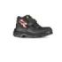 Upower Dubai UK S ESD Calzado de Seguridad con Velcro - Talla 45 - Parte Superior Hidrofuga, Puntera Airtoe Composite, Suela Antideslizante, Proteccion S3S CI FO SR - Color Negro/Rojo