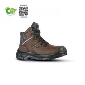Upower Lancaster UK S ESD Calzado de Seguridad - Talla 42 - Puntera AirToe Composite, Sistema Antiperforacion, Forro Transpirable, Suela Antideslizante, Proteccion S3S CI FO SR - Color Marron