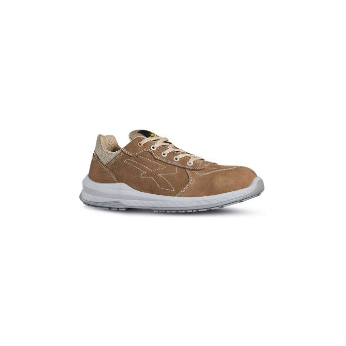 Upower Rajas S ESD Calzado de Seguridad Ligeros - Talla 37 - Antifatiga, Hidrofugos, Puntera Compuesta, Antiperforacion, Antideslizantes, Antiabrasion, Proteccion Contra Frio - Color Beige
