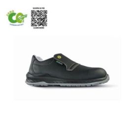 Upower Burn O ESD Calzado de Seguridad Eco-Friendly - Talla 48 - Puntera AirToe Composite, Resistente al Agua, Plantilla Antibacteriana, Suela Antideslizante, Proteccion S2 FO SR - Color Negro