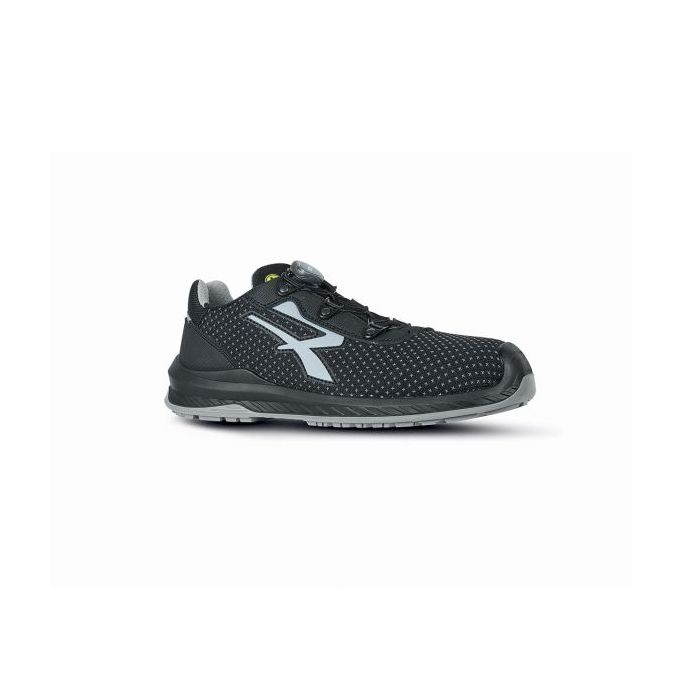 Upower Monaco S ESD Calzado de Seguridad Bajos - Talla 39 - Pala Hidrorrepelente, Forro Ultranspirante, Plantilla Antifatiga, Suela Antideslizante, Puntera Ultraligera, Proteccion Termica - Color Negro