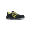 Upower Vortix S ESD Calzado de Seguridad Ligero y Resistente - Talla 36 - Gamuza Perforada, Suela Antideslizante, Resistente al Aceite, Antiabrasion, Puntera AirToe Composite - Color Negro/Amarillo