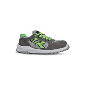 Upower Rio S ESD Calzado de Seguridad con Proteccion Integral - Talla 37 - Parte Superior de Red Ultrabreathable, Suela Antideslizante y Antiabrasion, Puntera Airtoe Composite - Color Gris/Verde