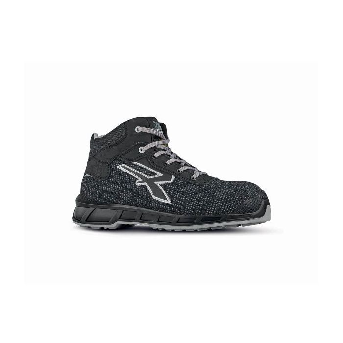 Upower Morrison S ESD Calzado de Seguridad de Alta Resistencia - Talla 38 - Puntera de Poliuretano, Parte Superior Putek Plus, Suela Antideslizante, Proteccion S3S CI FO SR - Color Negro