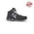 Upower Stego S ESD Calzado de Seguridad - Talla 35 - Puntera AirToe Aluminium, Antipinchazos, Parte Superior Repelente al Agua, Suela Infinergy, Proteccion S3S CI FO SR - Color Gris Oscuro