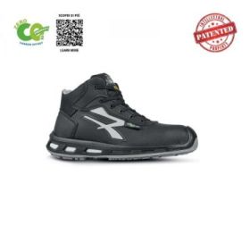 Upower Coast UK S ESD Calzado de Seguridad - Talla 42 - Puntera AirToe Composite, Sistema Antiperforacion, Forro Transpirable, Proteccion Aislante Frio - Color Negro
