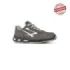 Upower Kick S ESD Calzado de Seguridad Bajos - Talla 42 - Cuero Nubuck Resistente, Puntera de Aluminio, Hidrofugos, Antiarrugas, Antideslizantes, Suela de Poliuretano, Proteccion S3S CI FO SR - Color Gris