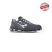 Upower Push S ESD Calzado de Seguridad Bajos - Talla 47 - Parte Superior de Nailon Ultraflexible y Gamuza Suave, Puntera de Aluminio, Suela Antideslizante, Proteccion S1PS FO SR - Color Gris