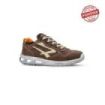 Upower Spyke S ESD Calzado de Seguridad Bajos - Talla 43 - Cuero Nubuck Resistente, Puntera de Aluminio, Hidrofugos, Antiarrugas, Antideslizantes, Suela de Poliuretano, Proteccion S3S CI FO SR - Color Marron
