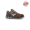 Upower Tiki S ESD Calzado de Seguridad Bajos - Talla 39 - Cuero Nubuck Resistente, Puntera de Aluminio, Hidrofugos, Antideslizantes, Proteccion S3S CI FO SR - Color Marron