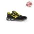Upower Axel S ESD Calzado de Seguridad Bajos - Talla 47 - Gamuza Perforada, Puntera de Aluminio, Antideslizante, Proteccion S1PS FO SR - Color Negro/Amarillo