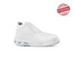 Upower Glace O Calzado de Seguridad Bajos - Talla 36 - Empeine New Safety Dry, Puntal de Composite, Antideslizante, Suela PU/PU, Proteccion S2 FO SR - Color Blanco