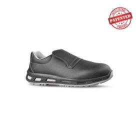 Upower Noir O Calzado de Seguridad - Talla 39 - Ligeros y Comodos, sin Cuerdas, Empeine New Safety Dry, Puntal de Composite, Antideslizante, Suela de Poliuretano, Proteccion S2 FO SR - Color Negro