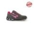 Upower Candy S ESD Calzado de Seguridad Bajos - Talla 40 - Cuero Nubuck Resistente al Agua, Puntera de Aluminio, Suela Antideslizante, Ligeros y Antiarrugas, Proteccion S3S CI FO SR - Color Gris/Rosa