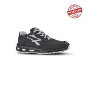 Upower Imperius S ESD Calzado de Seguridad - Talla 39 - Puntera AirToe Aluminium, Antipinchazos, Alta Resistencia a la Abrasion, Suela Infinergy, Proteccion S3S CI FO SR - Color Gris Oscuro